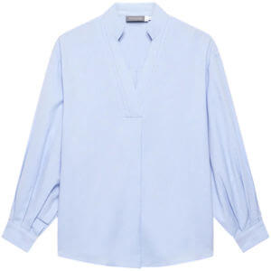 Mint Velvet Blue Chambray Blouse